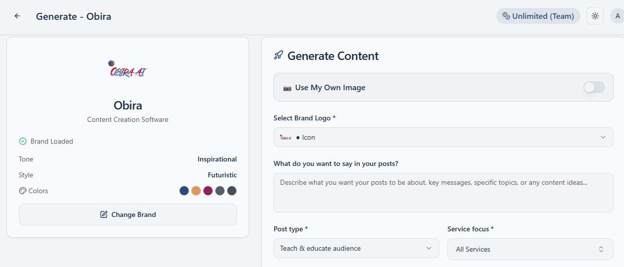 Obira AI Facebook Ad Automation